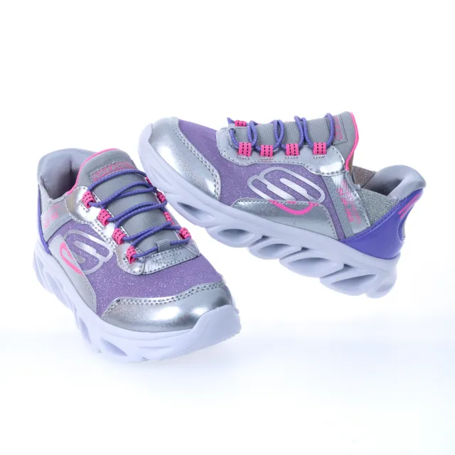 【SKECHERS】女童鞋系列 瞬穿舒適科技 FLEX GLIDE(302221LGYLV)