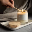 【J21】手工蠟燭-盛開棉花一入180g(台灣製、精油蠟燭、可挑燭杯)