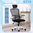 【坐得正】黑框黑網+頭枕 辦公椅 電腦椅 人體工學椅 升降椅 電競椅 旋轉椅(OA250BKP)