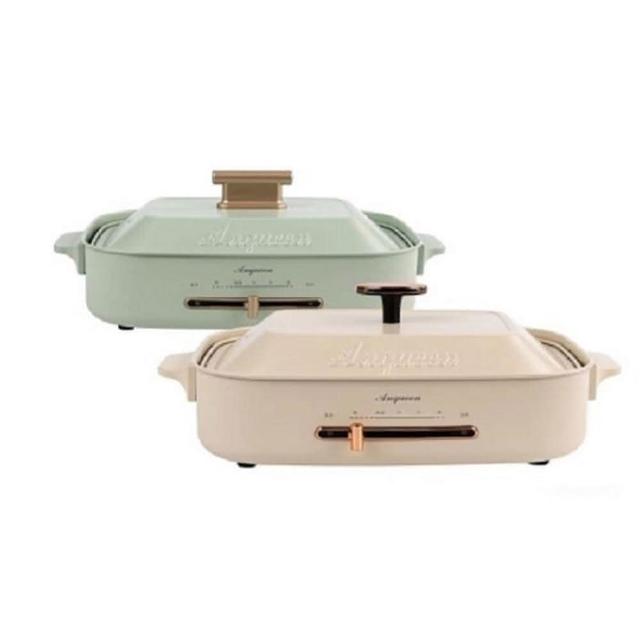 【Anqueen 安晴】AQ-EB40 多功能料理鍋-兩色可選(大全配-料理深鍋 贈蒸架/木鏟)