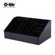 【O-Life】化妝品收納盒(多功能收納盒 桌面收納 辦公收納 彩妝盒 飾品收納)