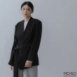 【MO-BO】知性優雅V領綁帶西裝外套(外套)