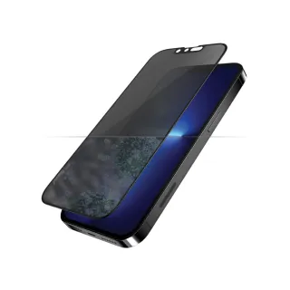 【PanzerGlass】iPhone 14 Pro Max 6.7吋 2.5D 耐衝擊高透鋼化防窺玻璃保護貼(黑)