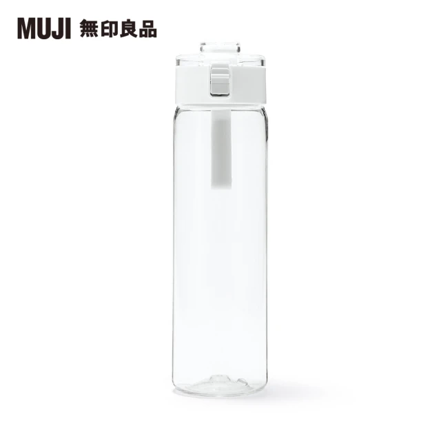 【MUJI 無印良品】攜帶式透明水壺/800ml