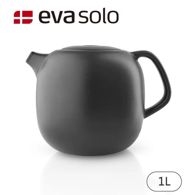【IUSE】丹麥 Eva Solo Nordic 茶壺/黑/1L(茶壺/陶瓷)