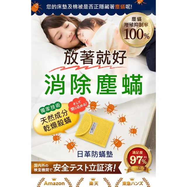 【台隆手創館】日本製日革防蹣墊-L