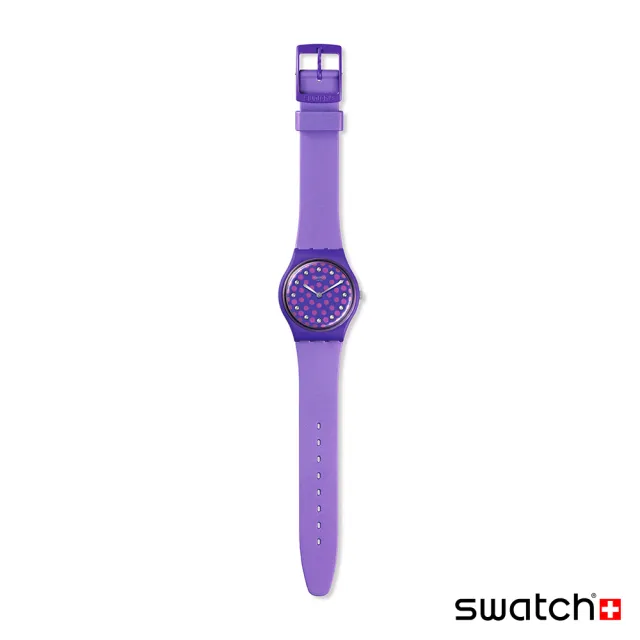 【SWATCH】Gent 原創系列手錶 PERFECT PLUM 狂歡派對 男錶 女錶 瑞士錶 錶(34mm)