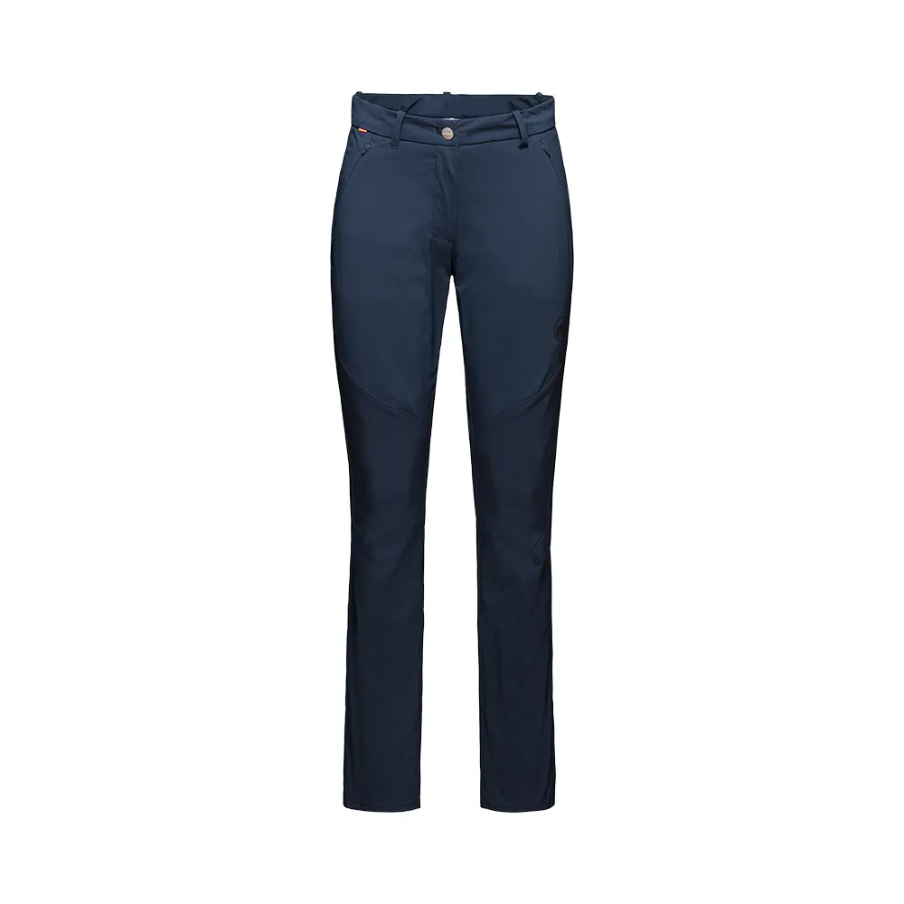 【Mammut 長毛象】Hiking Pants 經典健行長褲 海洋藍 女款 #1022-00430