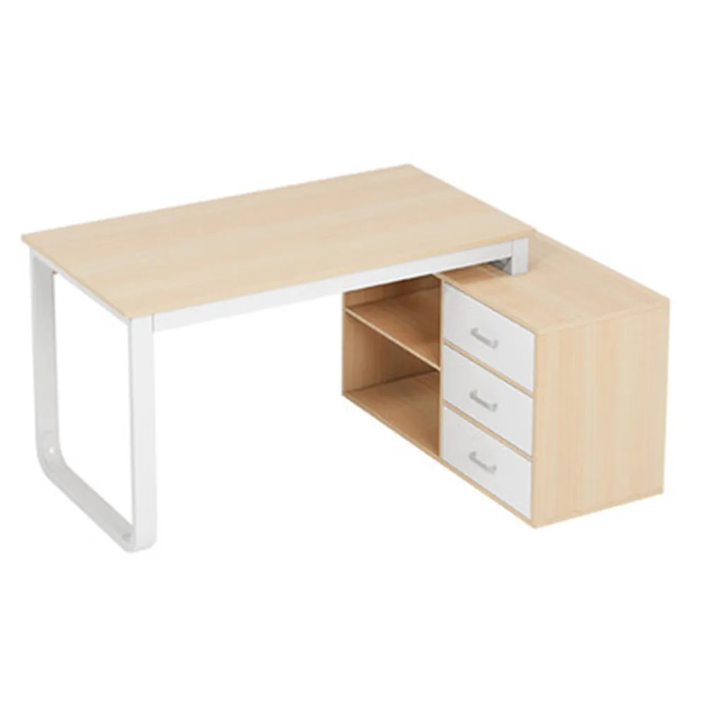 【E家工廠】L型桌 升級轉角櫃型辦公桌書桌 辦公桌  書桌  電腦桌(272-MST轉角櫃書桌120cm)