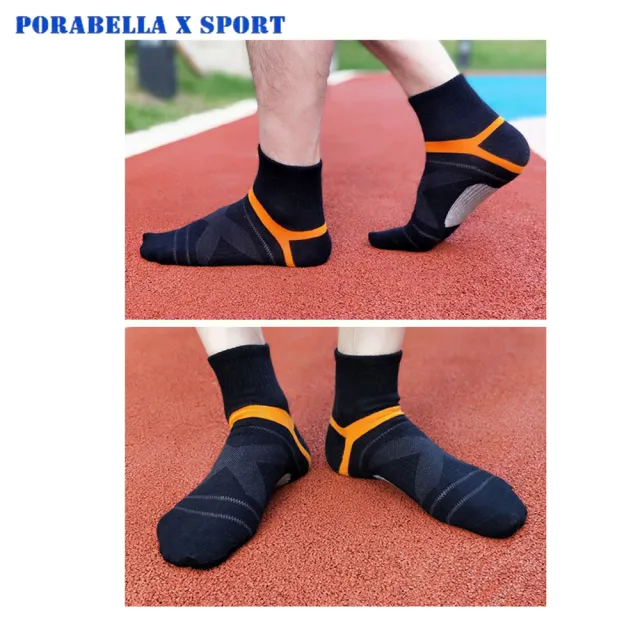 【Porabella】任選三雙 男襪 撞色 中筒襪男 襪子男 男生襪子 中筒襪 運動襪 運動襪子 跑步襪SPORT SOCKS