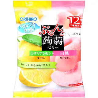【ORIHIRO】ORIHIRO蒟蒻果凍-檸檬&白桃(240g)