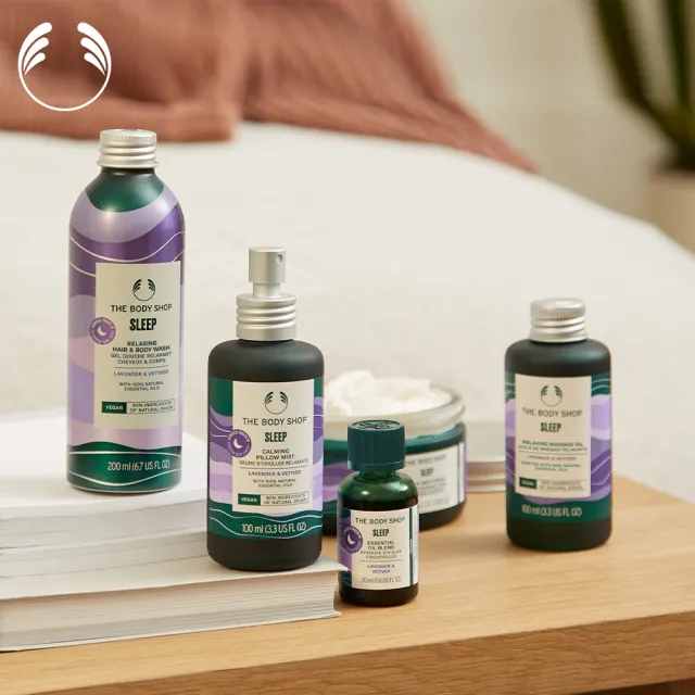 【THE BODY SHOP 美體小舖】靜舒心 舒緩按摩油(100ML)