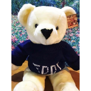 【TEDDY HOUSE泰迪熊】泰迪熊玩具玩偶公仔絨毛娃娃米色毛衣泰迪熊特大(正版泰迪熊陪伴快樂每一天)
