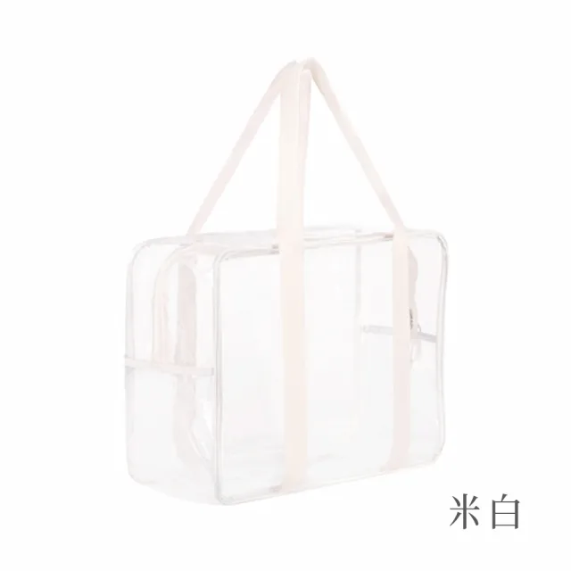 【JIAGO】透明防水沙灘包收納袋