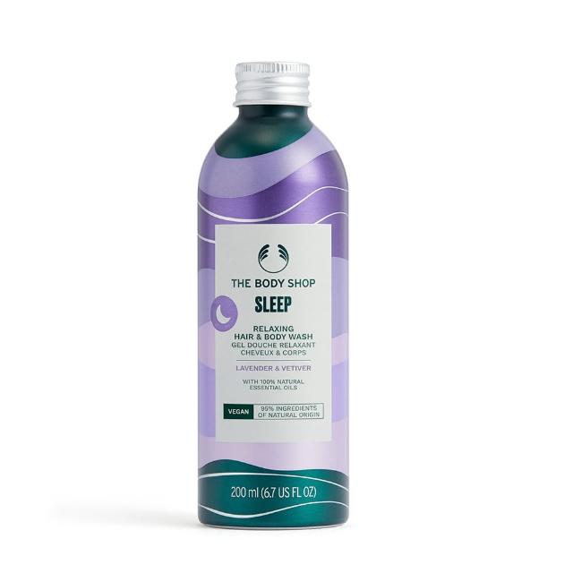 【THE BODY SHOP 美體小舖】靜舒心 頭髮&身體清潔露-200ML(沐浴乳/香氛沐浴)