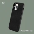 【RHINOSHIELD 犀牛盾】iPhone 14/Plus/14 Pro/14 Pro Max SolidSuit碳纖維紋路防摔背蓋手機保護殼