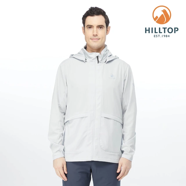 Hilltop 山頂鳥 Anti-Microbial Resistance Commuter ViralOff 男款抗菌輕量超潑水機能外套灰