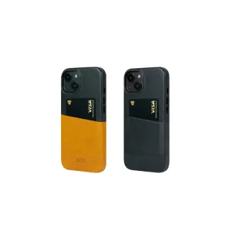 【Alto】iPhone 14 6.1吋 Metro系列 插卡式皮革全包覆輕薄防摔手機殼(真皮 插卡 防摔 輕薄 防摔)