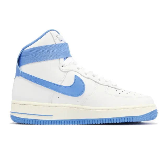 NIKE 耐吉】休閒鞋Wmns Air Force 1 High OG QS 女鞋男鞋白大學藍奶油