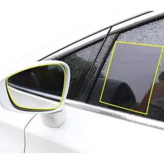 【一朵花汽車百貨】『獨家滿版專車專用』 後照鏡防水膜 專用雨膜+側窗 現代 ELANTRA 車型專用