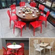 【G+ 居家】台灣製 樹之形椅 2入組(餐椅/休閒椅/露天咖啡廳/塑膠椅/洽談椅)