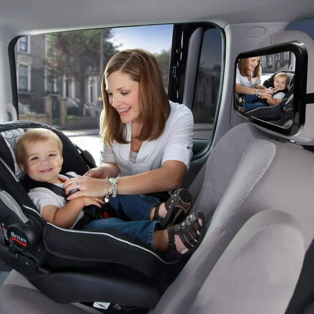【加大版後照鏡】寶寶車用汽座觀察鏡(安全座椅後視鏡)