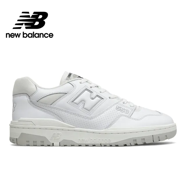 NEW BALANCE】NB 運動鞋/復古鞋_中性_白灰色_BB550PB1-D - momo購物網