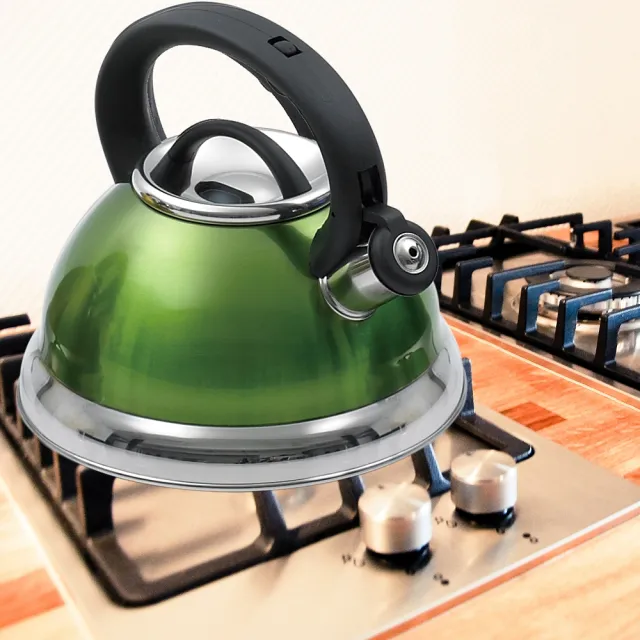 Creative Home Alexa 2.85升綠色高級不鏽鋼笛音茶壺 開水壺 茶水壺 冷水壺(笛音壺)