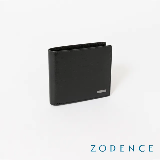 【ZODENCE 佐登司】BECK進口牛皮8卡短夾(黑)