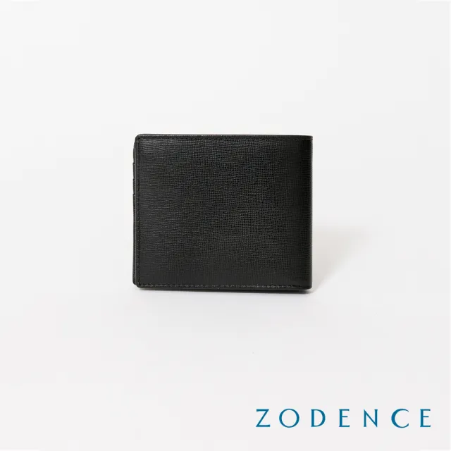 【ZODENCE 佐登司】BECK進口牛皮8卡短夾(黑)