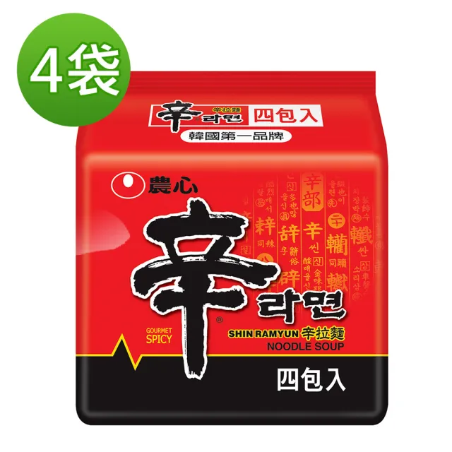 【NONG SHIM】農心辛拉麵480gx4袋組