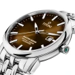 【TITONI 梅花錶】大師系列 瑞士天文台認證機械腕錶/暖陽棕41mm(83188 S-662)