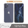 【LEEU DESIGN】Apple iPhone 12 / 13 / 14 全系列 犀牛 氣囊防摔手機殼 - 透明(軟殼 防塵 防摔殼 保護殼)