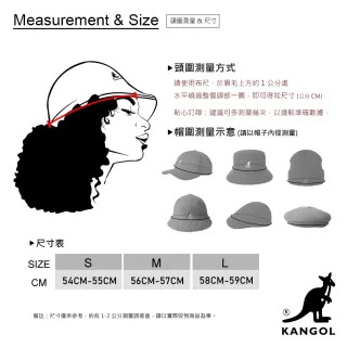 【KANGOL】WOOL JAX貝蕾帽(黑色)