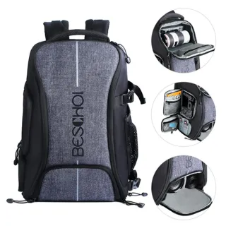 【K&F Concept】BESCHOI 專業攝影單眼相機防水後背包(813010019V1)