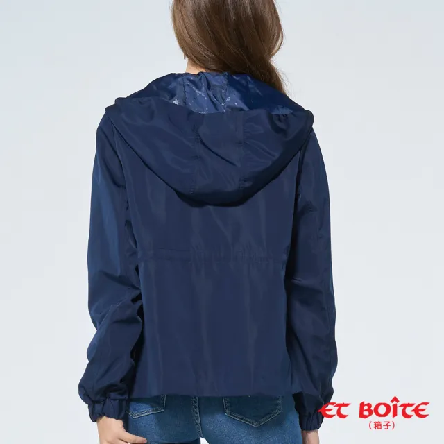 【BLUE WAY】女裝 防潑水小A連帽 風衣 外套-ET BOiTE 箱子