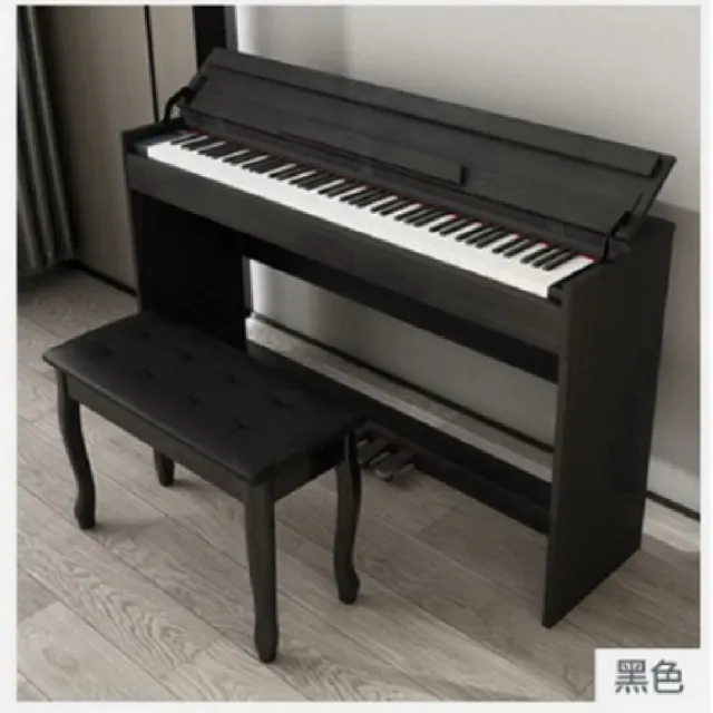 【HANLIN】HANLIN-P8818 擬真手感重鎚電鋼琴 翻蓋平面款 多功能音源(88鍵 128複音 數位鋼琴)
