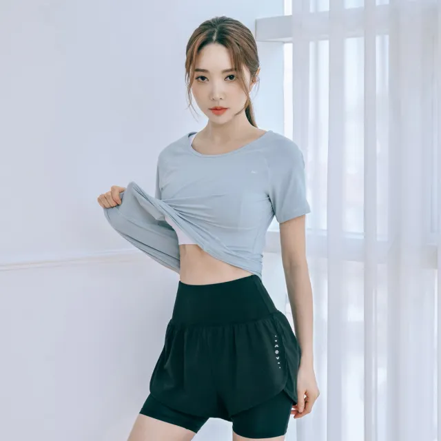【BODYAIR】任2入 親膚S拼線柔軟上衣(瑜珈.慢跑.運動.健身.透氣.舞蹈.運動服)