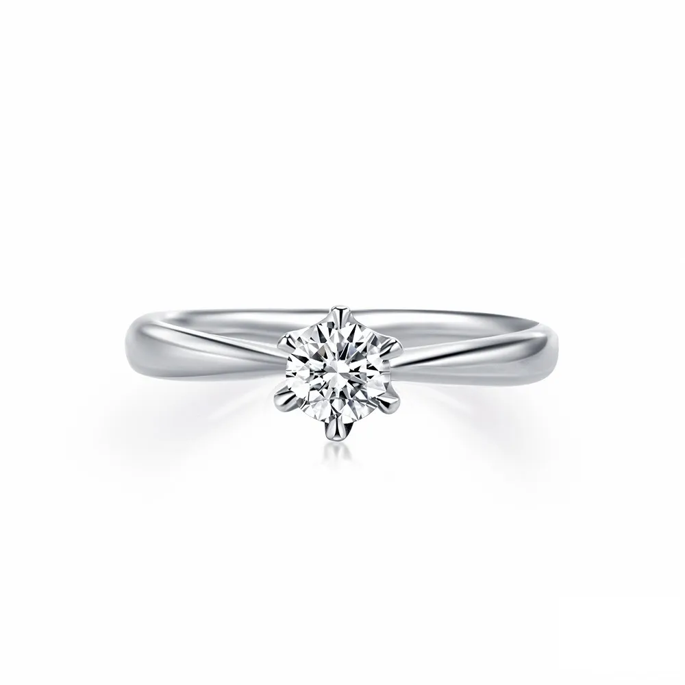【蘇菲亞珠寶】20分 14K 六爪 鑽石戒指