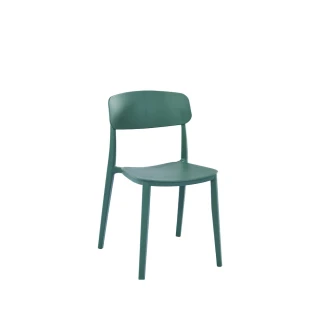 【H&D 東稻家居】綠色餐椅/TJF-04570