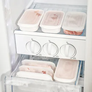 【Dagebeno荷生活】冰箱肉類保鮮專用收納盒冷凍分裝分格保鮮盒備菜盒(大號3入)