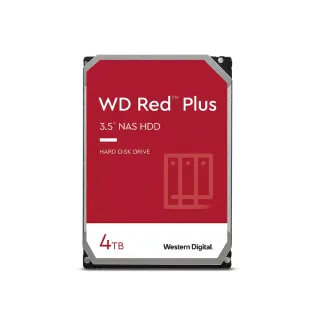 【WD 威騰】紅標 Plus 4TB 3.5吋 5400轉 256MB NAS 內接硬碟(WD40EFPX/組合用)