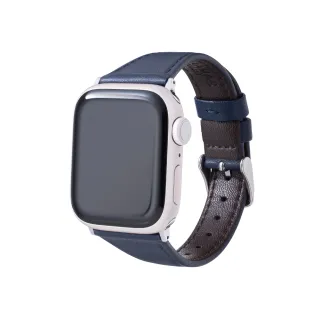 【Gramas】Apple Watch 42/44/45/49mm 莫蘭迪仕女真皮錶帶(酒紅色)