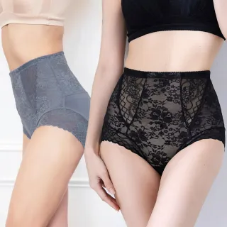 【PINK LADY】2件組-4D塑身 純棉抗菌褲底 束腹高腰塑褲(立體雕塑/束腰/提臀/5A抗菌/舒爽棉)