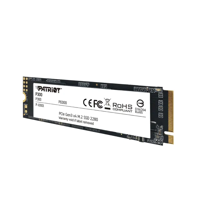 【PATRiOT 博帝】P300 M.2 2280 PCIe Gen3x4 512GB SSD固態硬碟