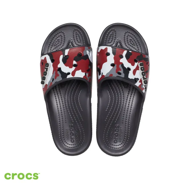【Crocs】中性鞋 迷彩印花經典克駱格拖鞋(207280-063)