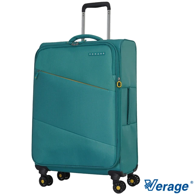 【Verage 維麗杰】24吋六代極致超輕量系列布面行李箱/布箱/布面行李箱/布面箱(綠)