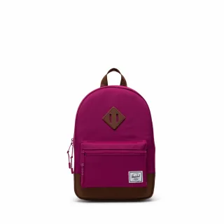 【Herschel】官方直營 兒童包 Heritage 後背包 前扣式背帶 紫紅色 9L