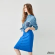 【iROO】下排釦羅紋經典長裙
