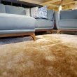 【Fuwaly】薇尼絲系列_晨曦金地毯-160x230cm(溫暖 漸層 質感 長毛 起居室 客廳 書房 地毯)